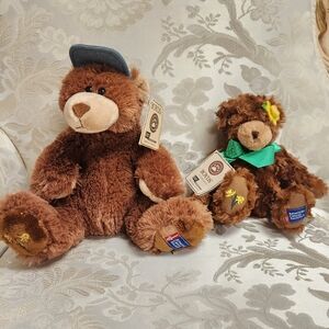 Limited Edition "American Cancer Society" Boyds Bears Set Of 2